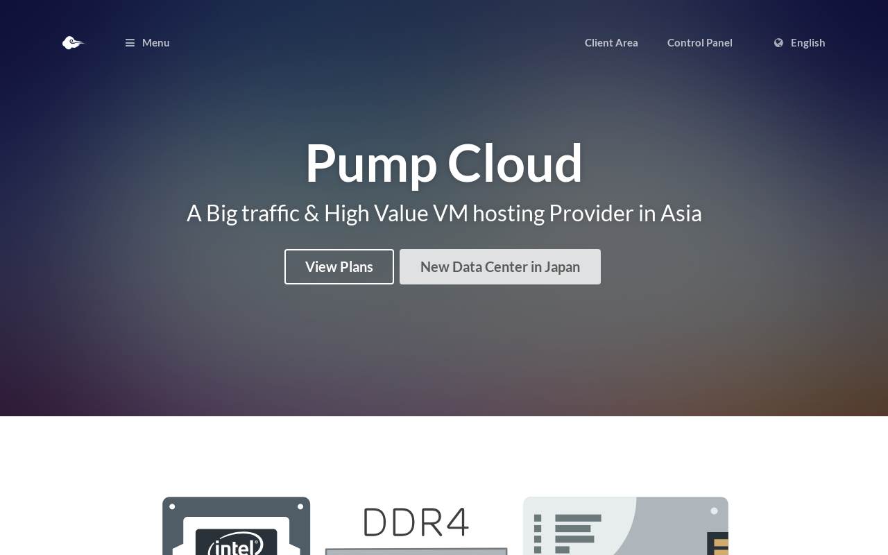 PumpCloud 官网截图